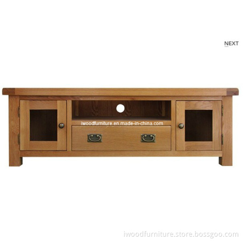 Large Oak TV Unit - 1.5m
